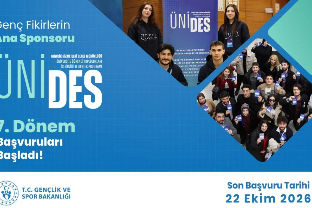 Üniversite Öğrenci Topluluklarının Projelerini Destekleyen ÜNİDES’in 7. Dönem Başvuruları Başladı